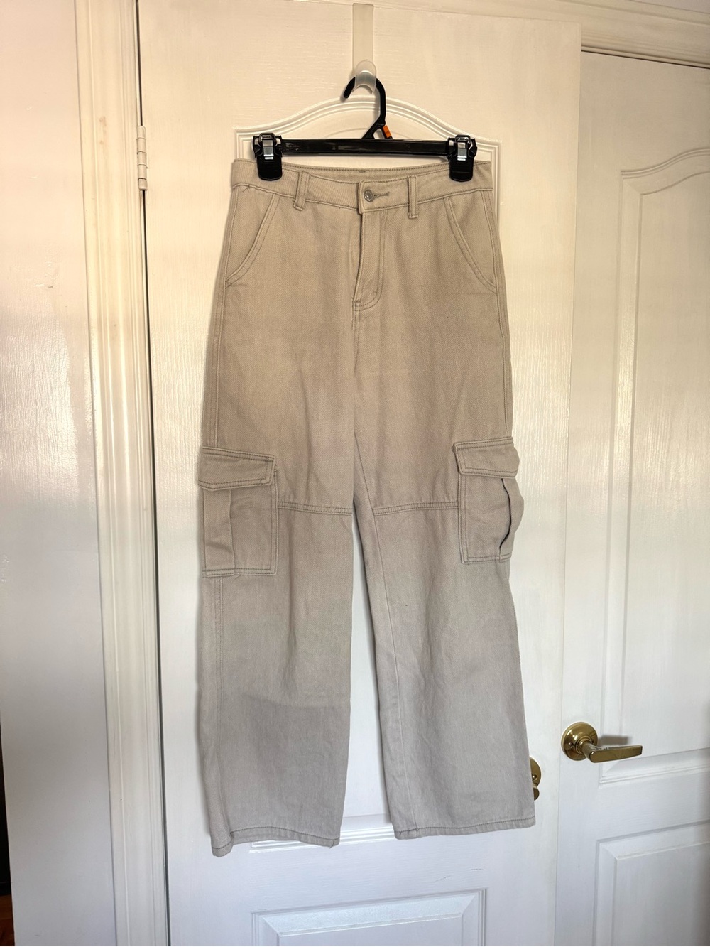 Beige Cargo Pants